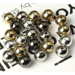 100 runde Perlen 3 - 6 mm