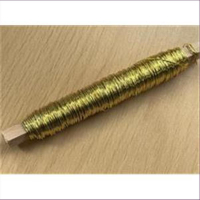 1 Rolle 100gr Dekodraht ca. 50m 0,50mm gold