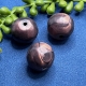 1 runde facettierte Acrylperle metallic kupfer
