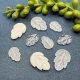 10 Acrylperlen Blätter