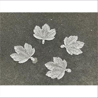 10 Acrylanhänger Blattform Blumenform