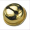 1 Schelle Glocke 9mm goldfarbig