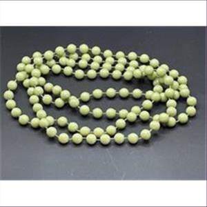 1 Perlenkette 6mm Acrylperlen grün