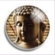1 Cabochon rund Buddha 30mm "1"