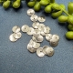 100 runde Platten 8mm mit Loch flach