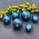1 Acrylperle türkis Glitzer
