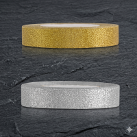 1meter Dekoband Metallic-Organza 15mm gold