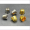 10 Perlkappen Blumenform 9x10,5mm goldfarbig