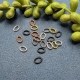 20 ovale Biegeringe 6,6x4,8x1,0mm versilbert