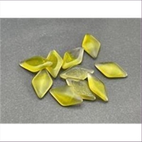 10 Bastelsteine Raute  18,5x10,5mm