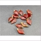 10 Bastelsteine Raute  18,5x10,5mm