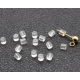 100 Ohrsteckerstopper transparent 3x3mm