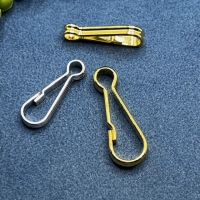 10 Draht-Carabiner 20mm versilbert