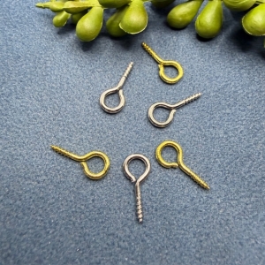 10 Stiftösen mit grobem Schraubgewinde 15,5x1,4mm...