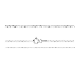1 Halskette Venezianerkette Sterlingsilber 45cm
