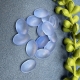 10 ovale Bastelsteine Glassteine 14x10mm