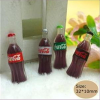 1 Cola-Flasche hinten flach silber