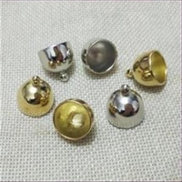 1 Endkappe Ösenkappe 14/16mm goldfarbig