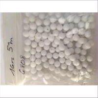 10 Abschlussperlen glatt 6mm rot-mix