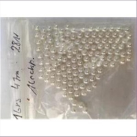 10 Abschlussperlen glatt 6mm rot-mix