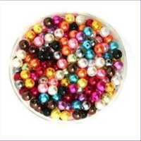 13 Acrylperlen 8mm rot