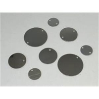 10 runde Anhängerplatten Zwischenteile silberfarbig...