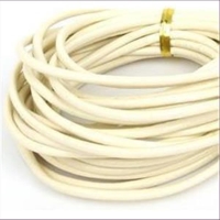 5meter Lederband Rundriemen 1,5mm navy blau