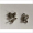 100 Fädelkalotten 3-3,5mm Schale altsilber