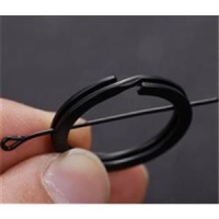 1 Schlüsselring flach schwarz 32mm