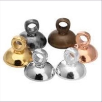 1 Endkappe Ösenkappe für Kugeln Perlen 6mm...
