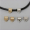 1 Acrylanhänger Röhrchen Fädelperle Beads goldfarbig