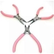 1 Werkzeug Zange PINK-EDITION "1" Zange Rundnase