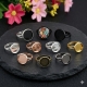1 Fingerring Ringrohling für Cabochon Capuchon altmessing (antikgold)