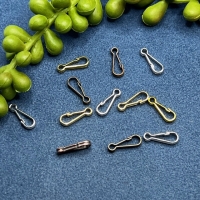 10 Draht-Carabiner 12mm altgold