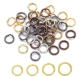 10gr. runde Biegeringe 5,0x1,0mm altsilber