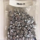 1 Acrylperle antiksilber altsilber 5
