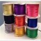 5meter  Satinband 2mm grau