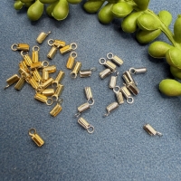 20 Endteile zum Anquetschen mit Öse 1,5-2,5mm...