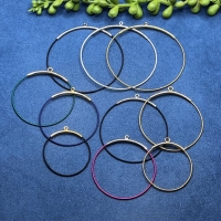 1 Paar Ohrhänger Ohrcreolen 60mm gold