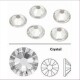 5 Similisteine flach SS14 3,5mm cristall (silber Verspiegelung)