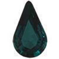 10 Similisteine 13x7,8mm Tropfenform emerald
