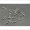 10 Ohrstecker mit kleiner Platte echt Silber 835 - 10x0,8mm Kopf 2,4mm