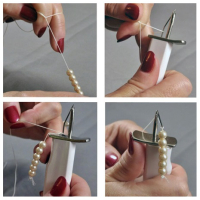 1 Zange Knotengerät Handgerät für Perlenketten