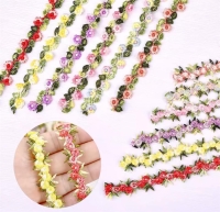 1,8m Dekoband Geschenkband Blumen