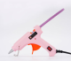 1 Klebepistole rosa  für Sticks Kunststoff oder Wachs