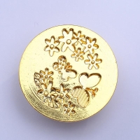 1 Siegelstempel aus Metall für Briefsiegel 30mm