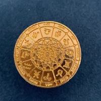 1 Siegelstempel aus Metall für Briefsiegel 30mm...