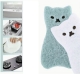 1 Spülschwamm Katze hellblau
