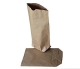 50 Papierbodenbeutel braun 2-lagig 14,5x21cm