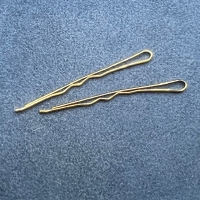 100 Haarschieber mit Welle 50mm vergoldet